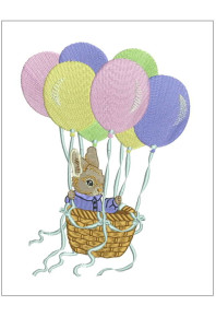 Chi177 - Bunny and baloons